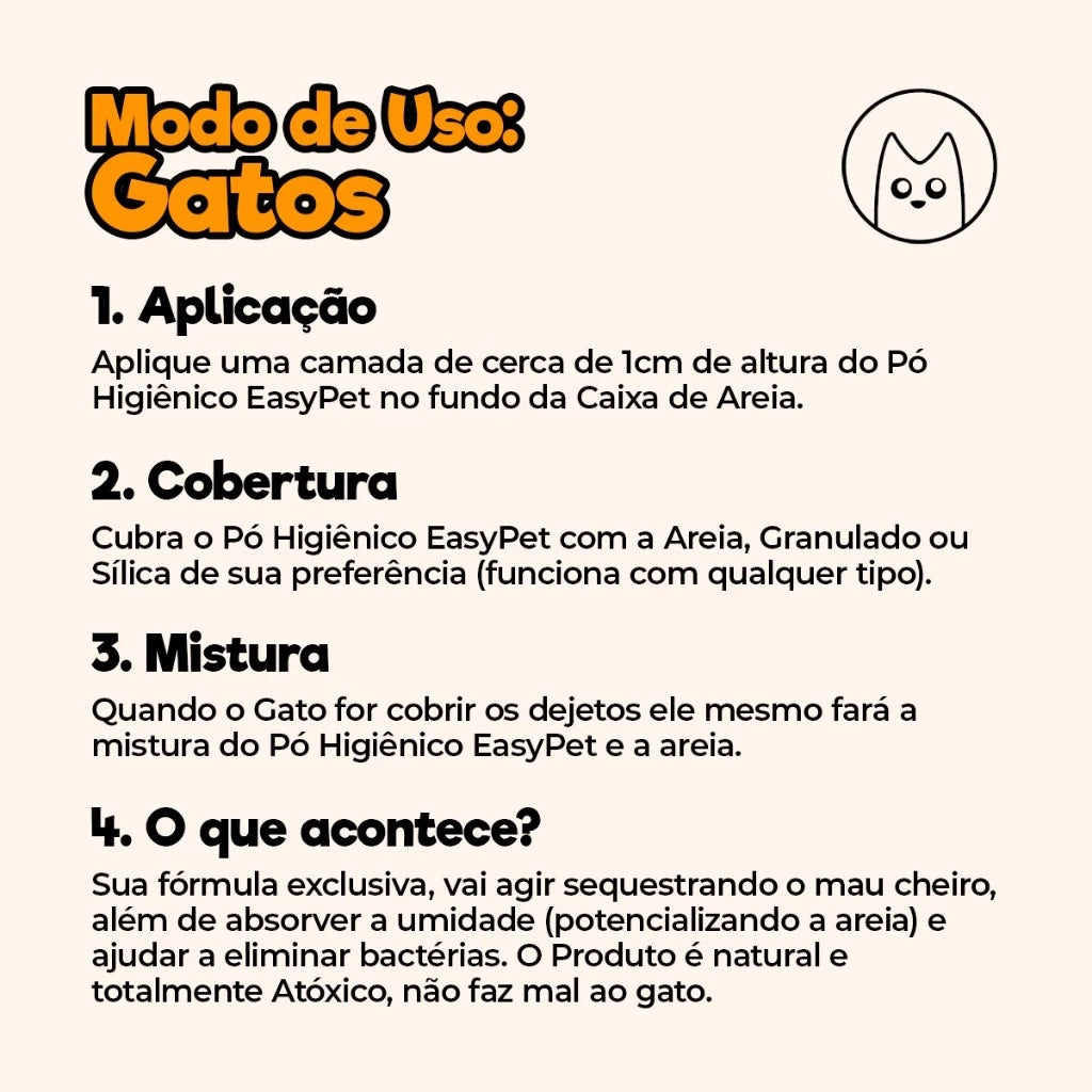 Pelos Pets PureClean™ Pó Higiênico Neutralizador de Odores para Cães e Gatos