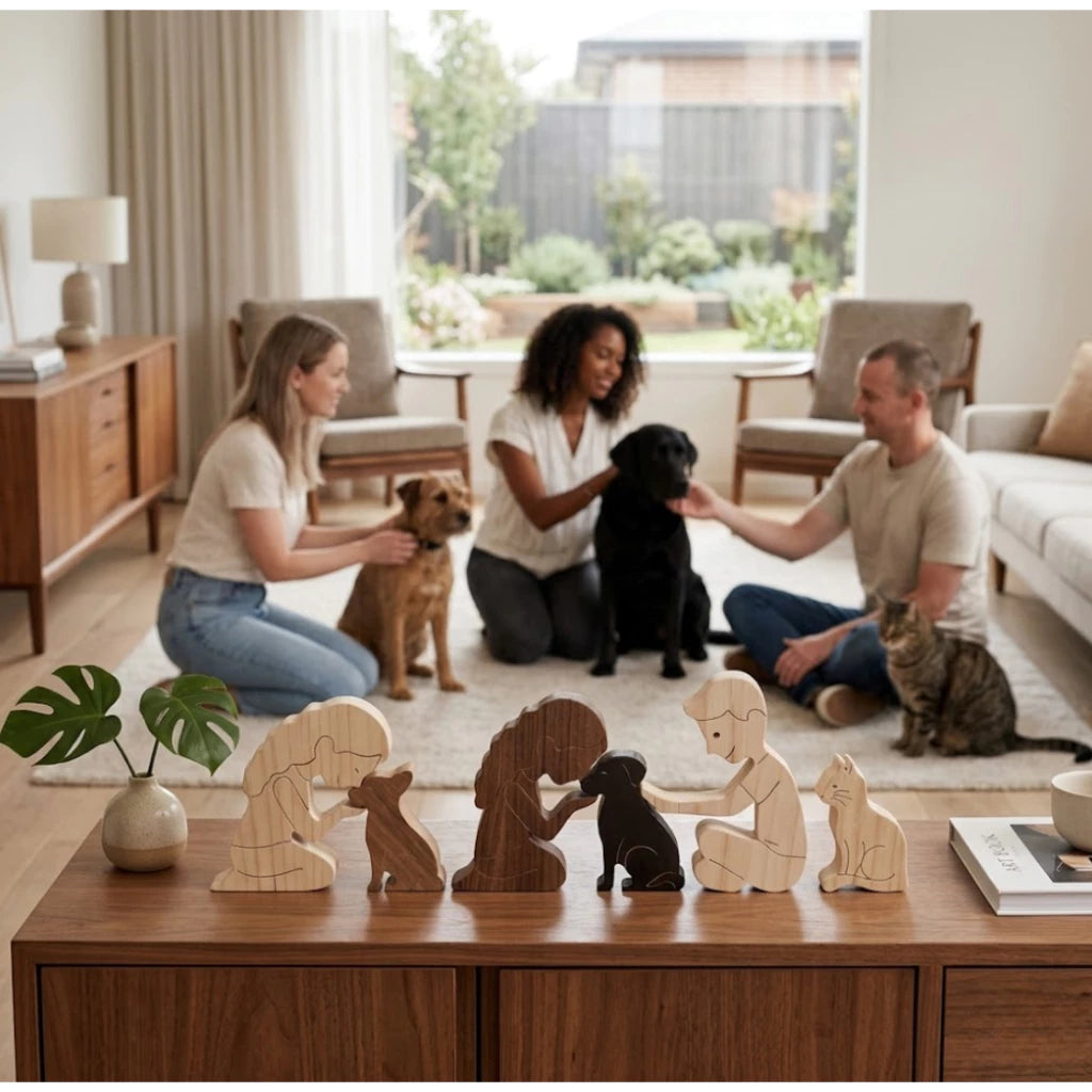 Crie sua Escultura 100% Personalizada – Feita para Você! (Limite máximo 10 pessoas/pets)