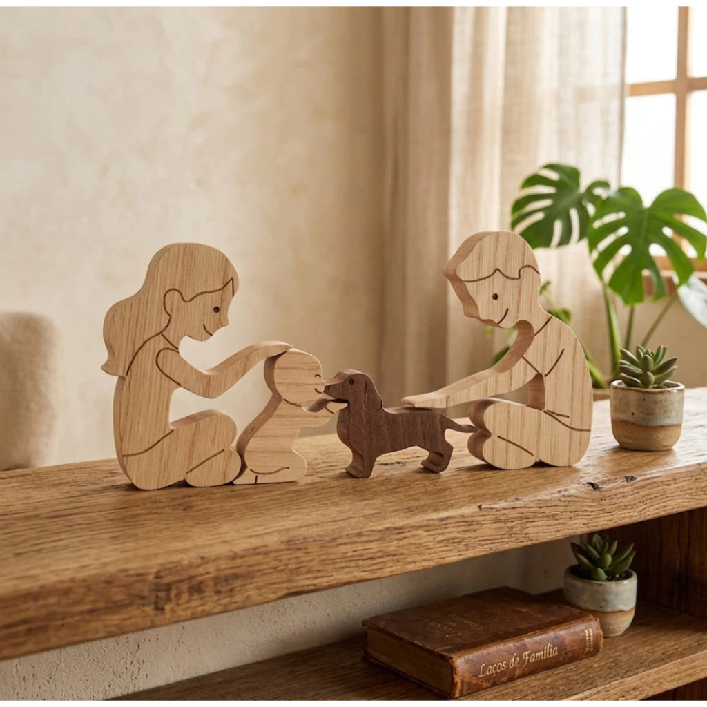 Crie sua Escultura 100% Personalizada – Feita para Você! (Limite máximo 10 pessoas/pets)