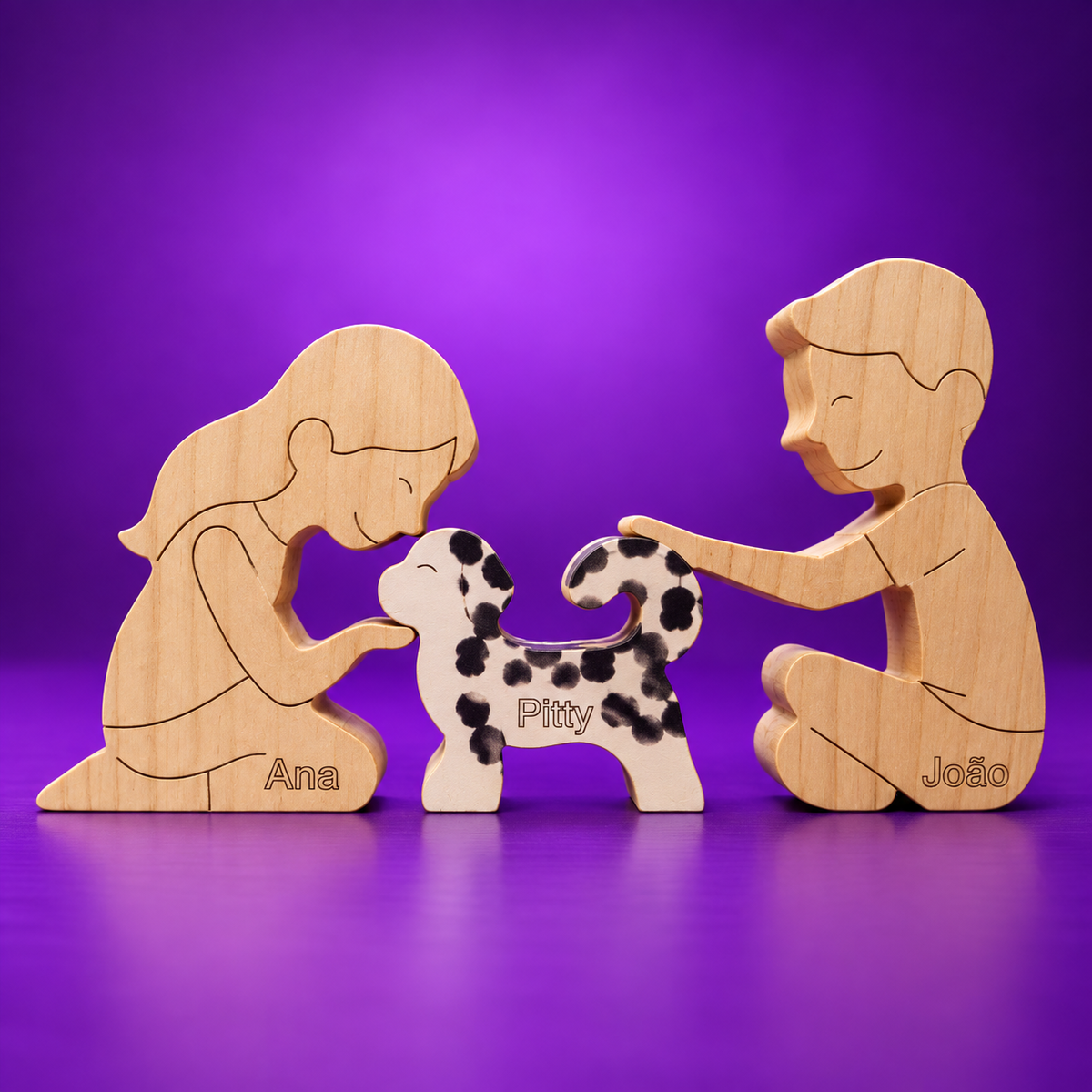Escultura Pet Personalizada com Manchas