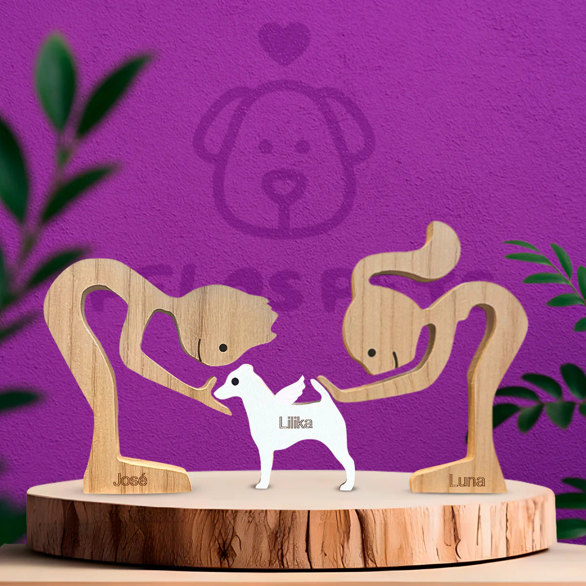 Escultura em Madeira Jack Russell