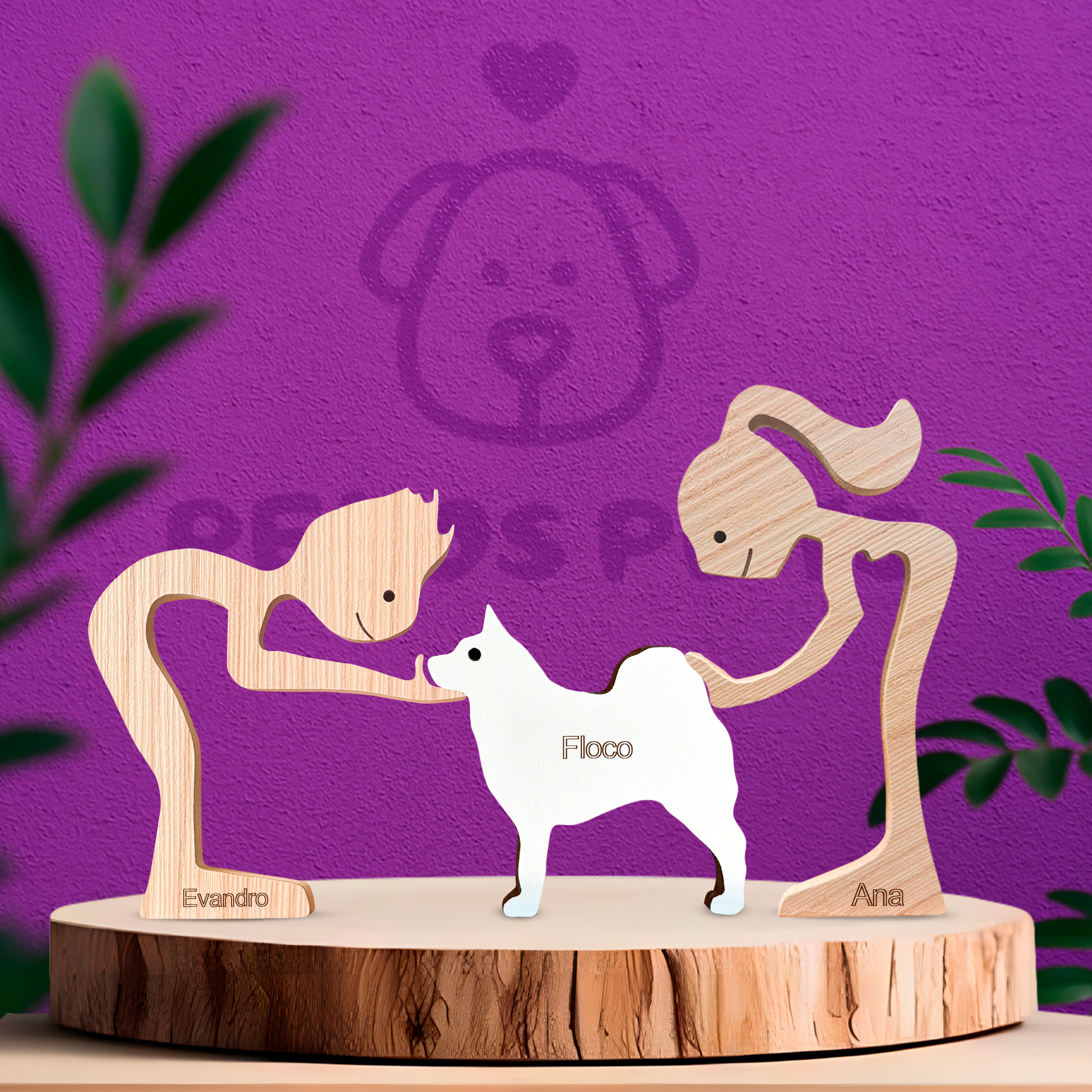 Wood Sculpture by Pets®️