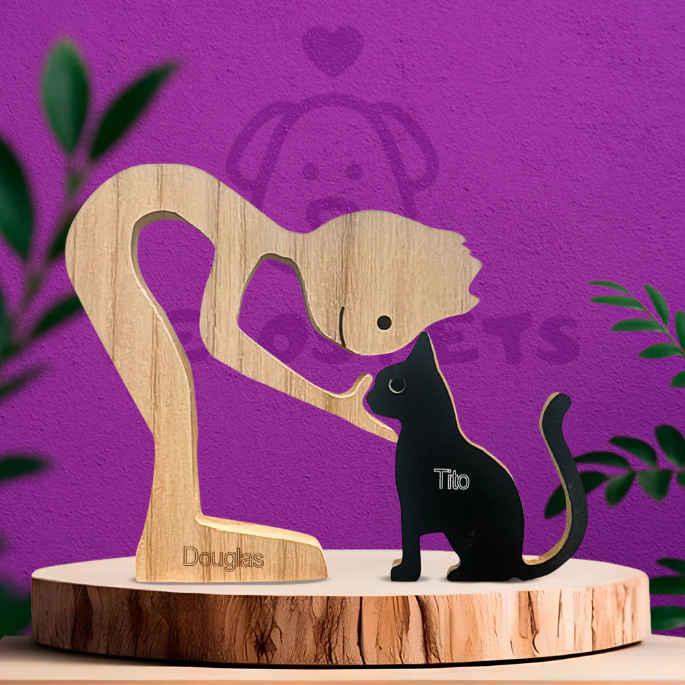 Wood Sculpture by Pets®️