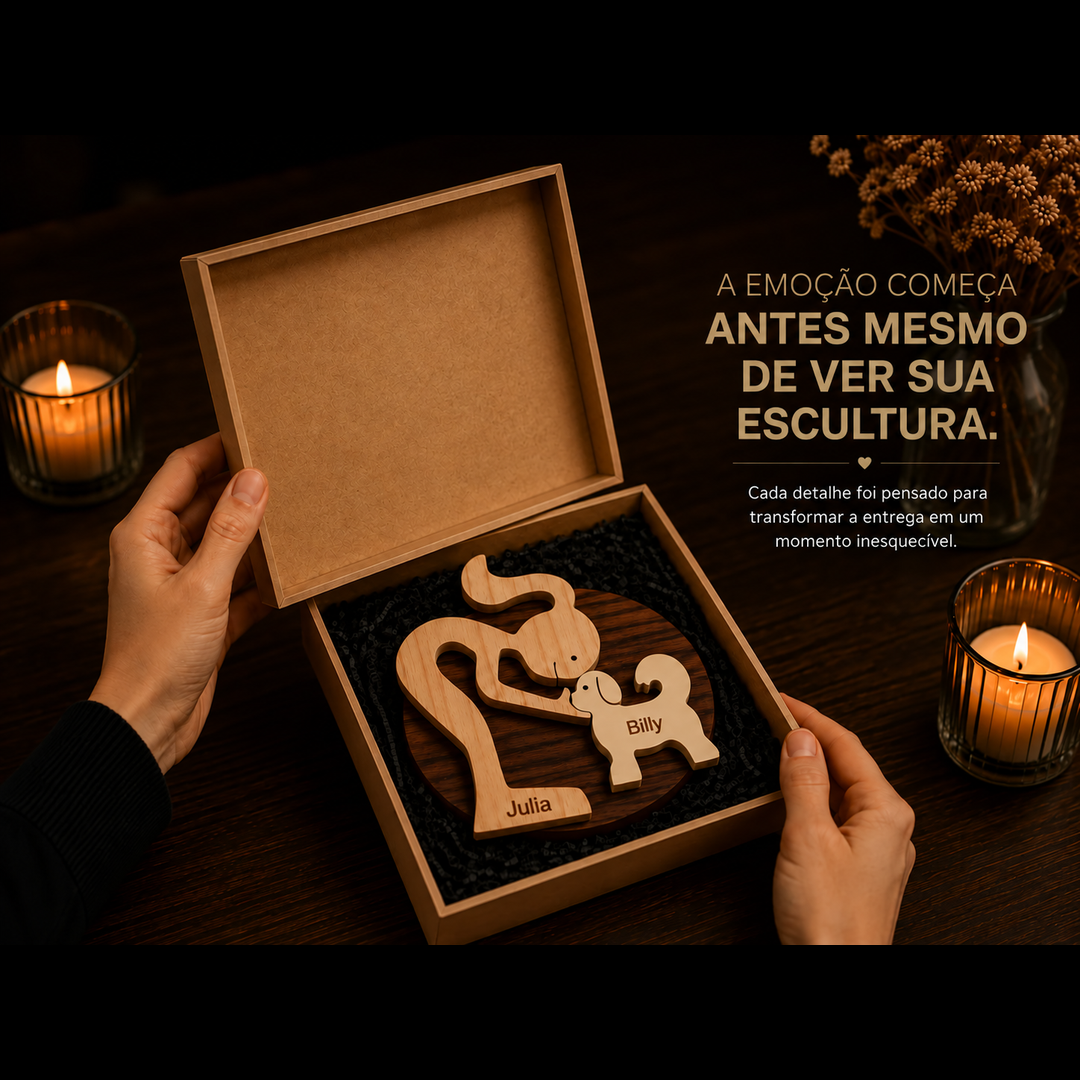 Caixa MDF Presente Pet Personalizada
