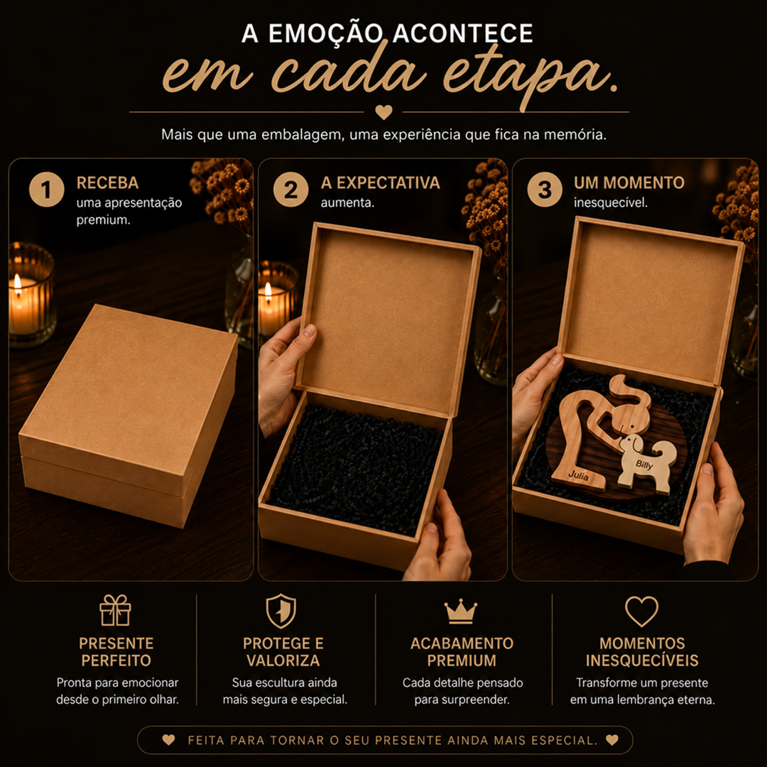 Caixa MDF Presente Pet Personalizada