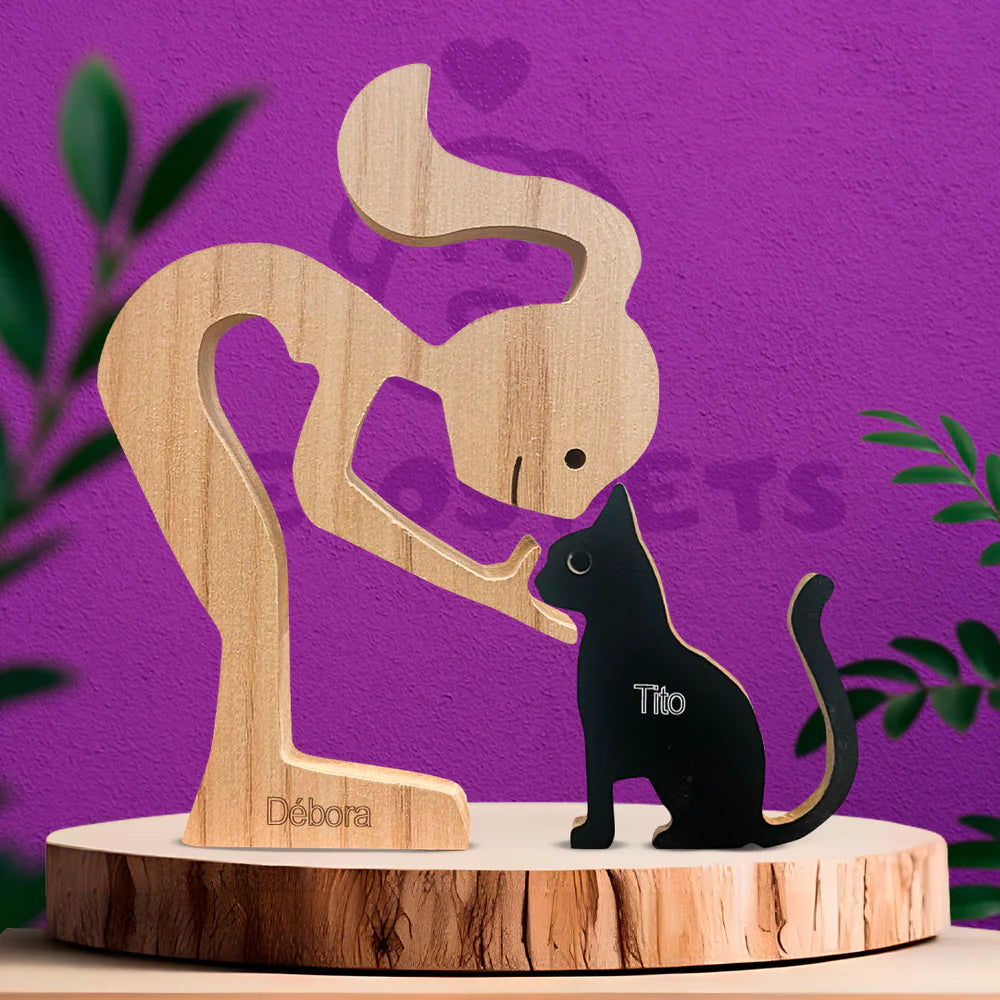 Wood Sculpture by Pets®️