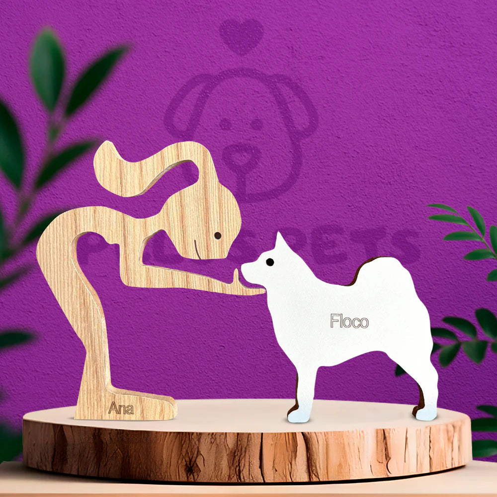 Escultura em Madeira Samoieda