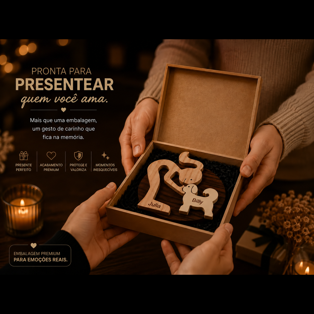 Caixa MDF Presente Pet Personalizada